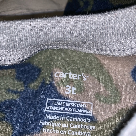 5/$25!!!  Dinosaur Camo Footie PJs by Carter’s Super Soft! - Picture 4 of 4
